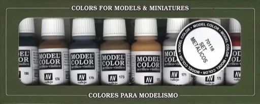 Vallejo Color Metallic Colors Set 8 — product photo