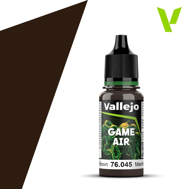 Vallejo Game Air Charred Brown 6pk