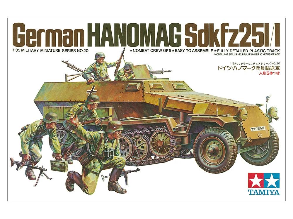 Tamiya 1/35 SD Kfz 251 Hanomag Model Kit — official product photo 1
