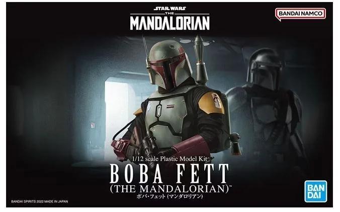 Bandai 1/12 Boba Fett Mandalorian Model Kit — box art
