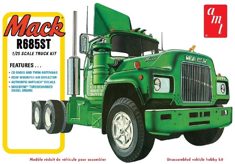 AMT 1/25 Mack R685st Semi Tractor Model Kit — box art