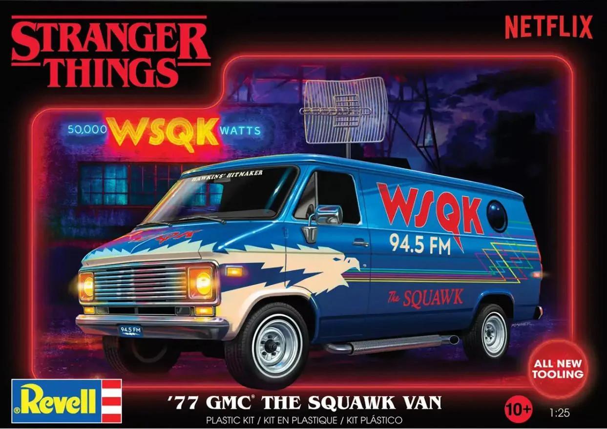 Revell 1/24 77 Gmc Squawk Van Stranger Thi Model Kit — official product photo 1