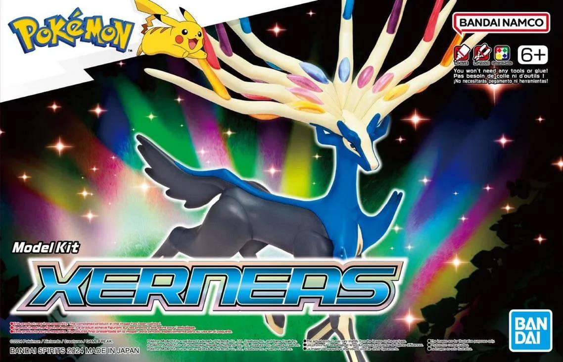 Bandai Xemeas Pokemon Model Kit — box art