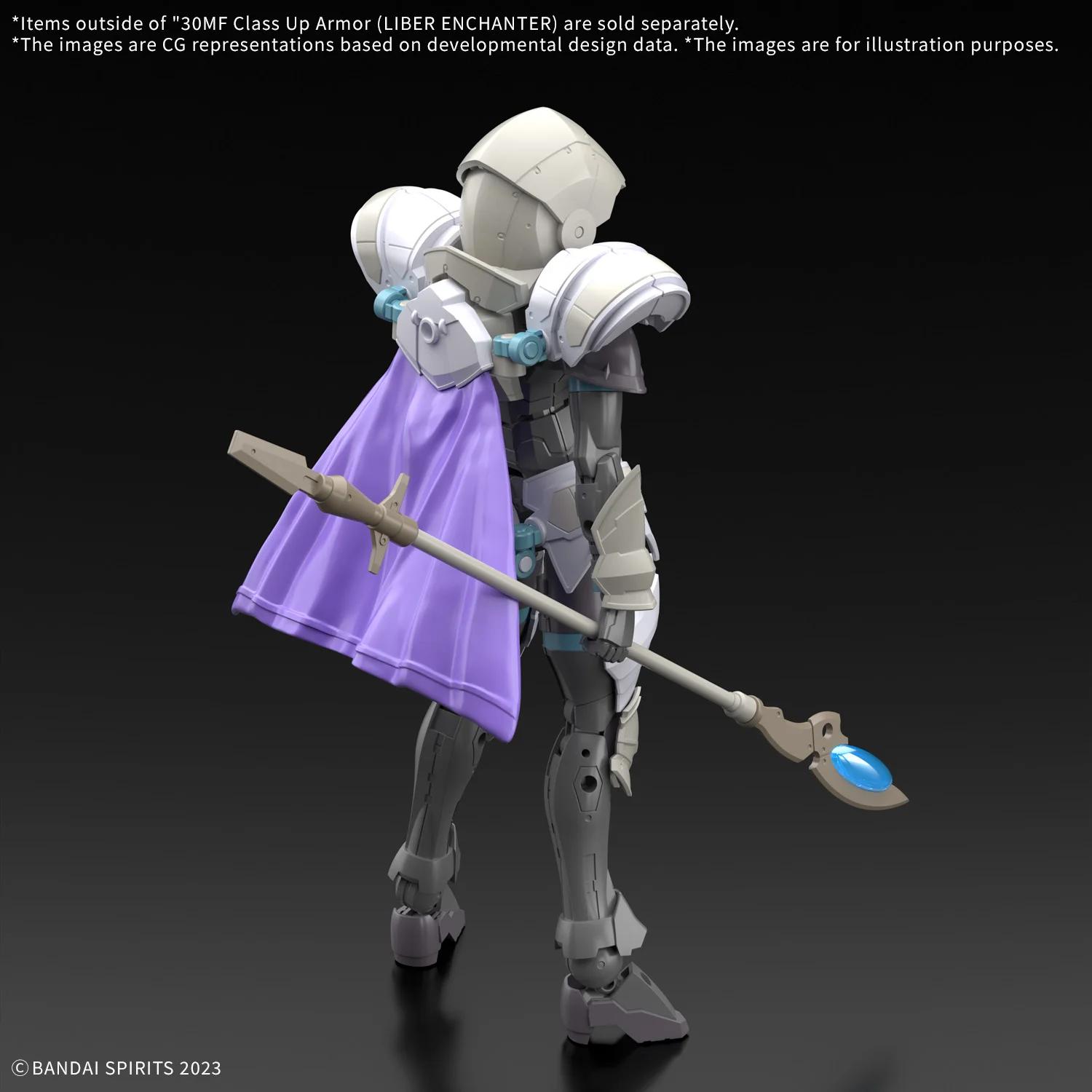 Bandai 1/144 30MF Liber Enchanter Class Up Armor Model Kit — official product photo 3