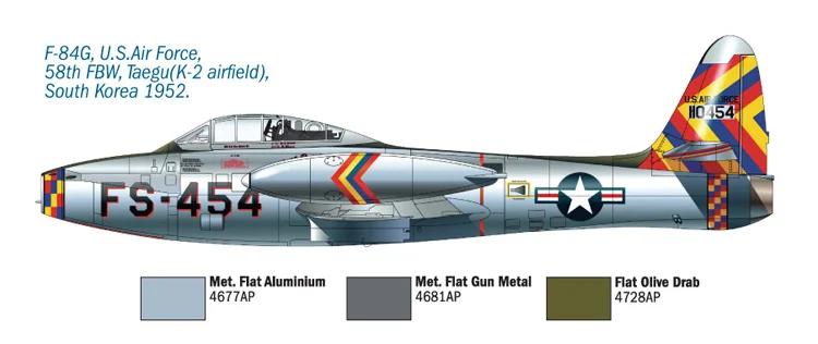 Italeri 1/72 F-84G Republic Thunderjet Model Kit — official product photo 2