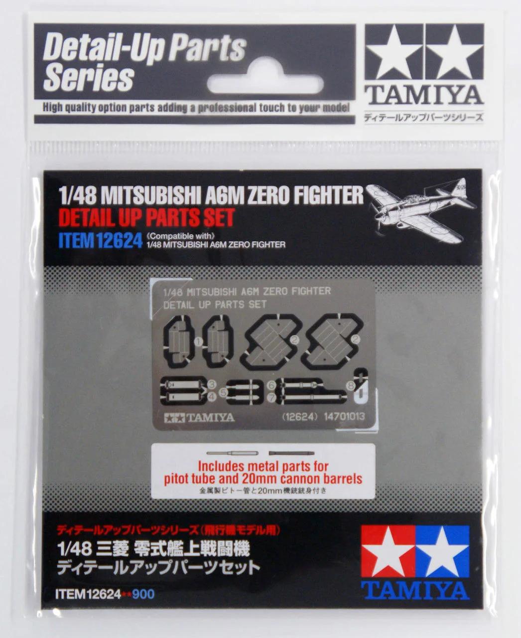 Tamiya 1/48 A6m Zero Detail Parts Set Model Kit — official product photo 1