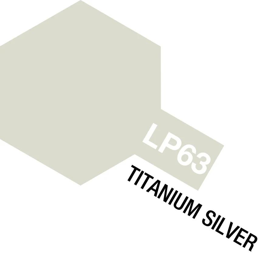 Tamiya LP-63 Lacquer Titanium Silver 6 3 90