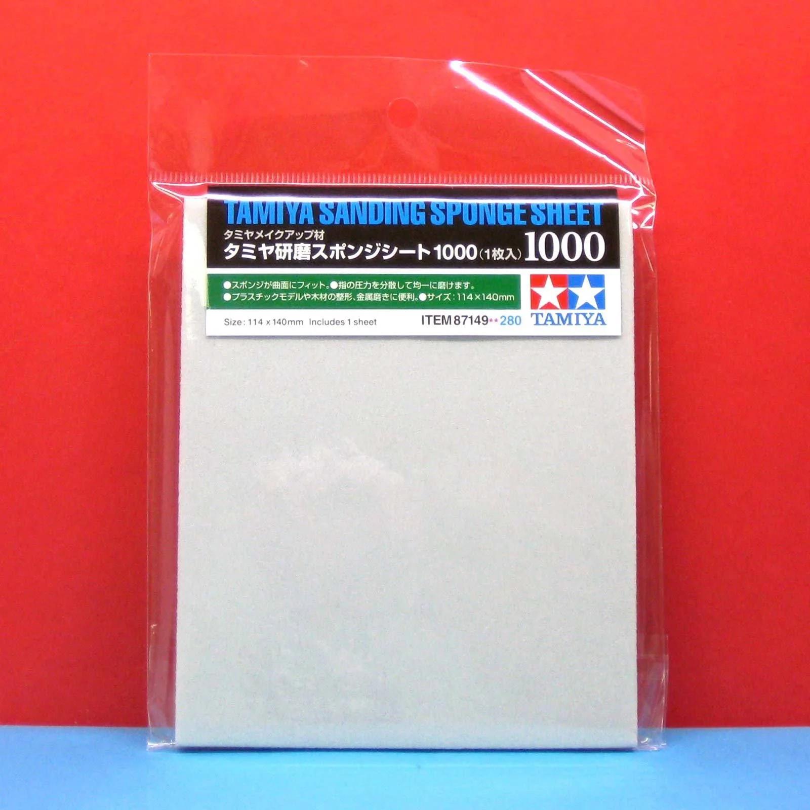 Tamiya Sanding Sponge Sheet 1000 — product photo