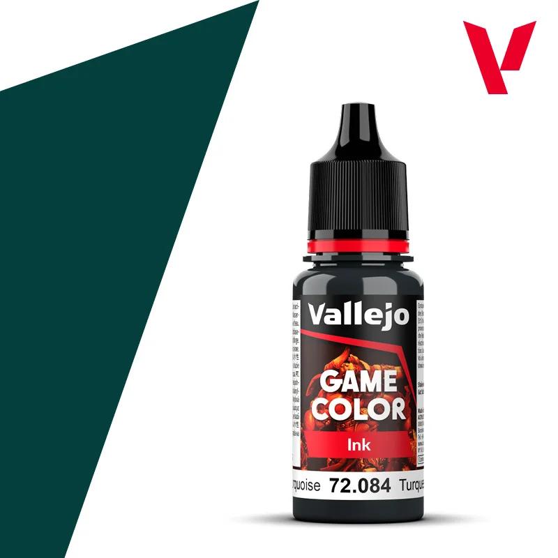 Vallejo Game Color Dark Turquoise Ink 6pk — product photo