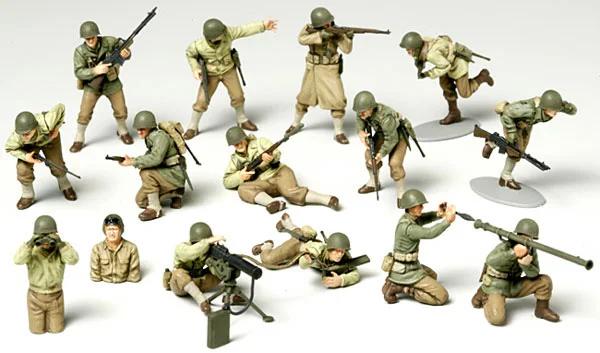 Tamiya Ww-ii US Army Infantry Set 48 Model Kit — official product photo 1