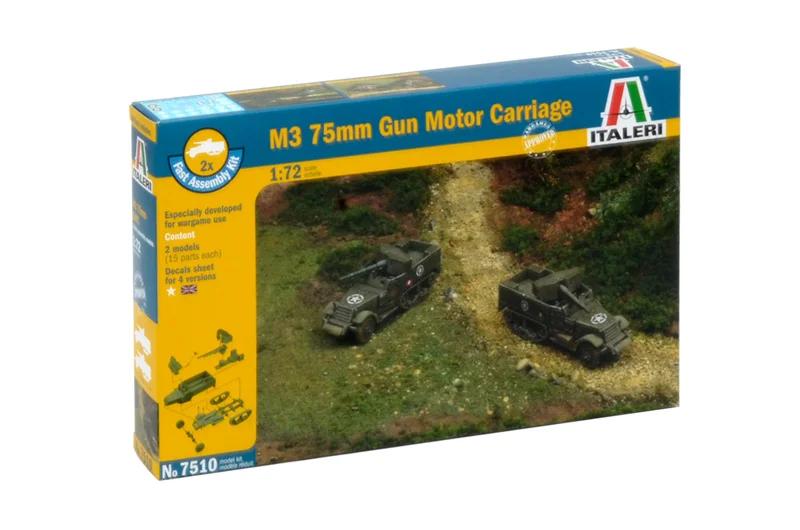 Italeri 1/72 M3 75mm Half Track Model Kit — official product photo 2