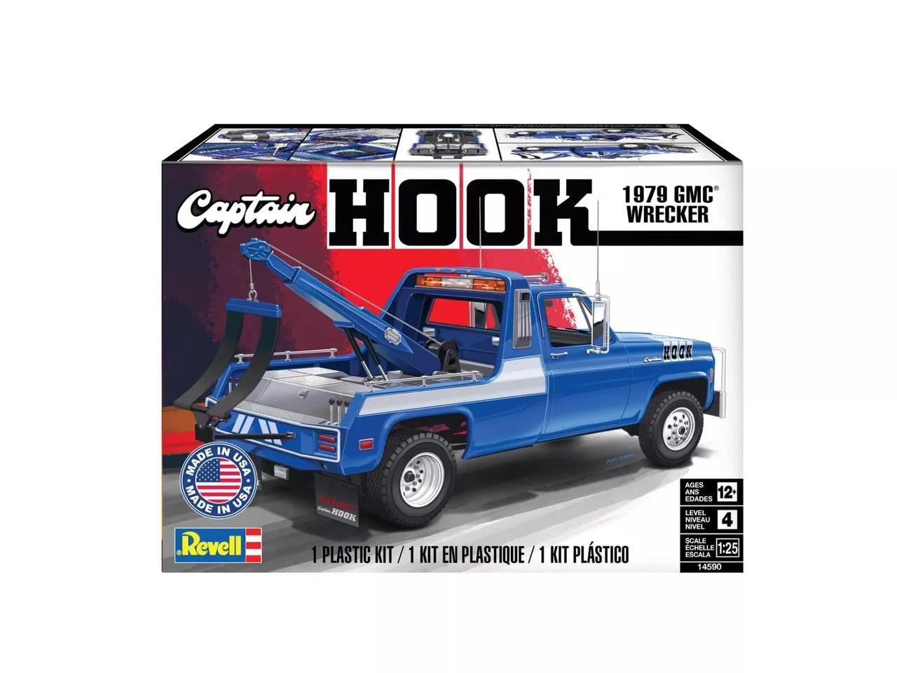 Revell 1/24 1979 Captain Hook Gmc Wrecker Model Kit — official product photo 1