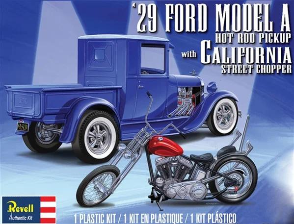 Revell 1/25 29ford Pu W Chopper Model Kit — official product photo 2