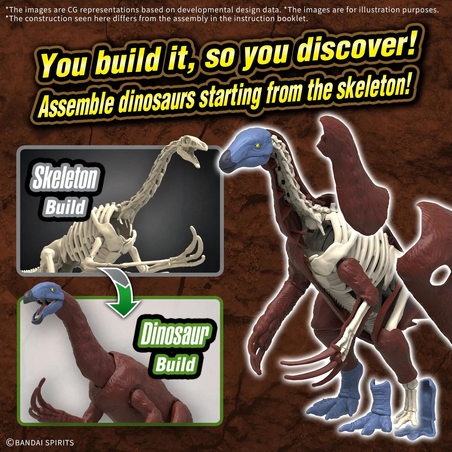 Bandai Plannosaurus Therizinosaurus Model Kit — official product photo 4