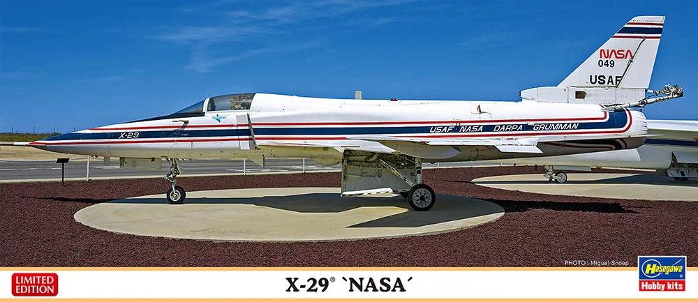 Hasegawa 1/72 X-29 Nasa Model Kit — official product photo 1