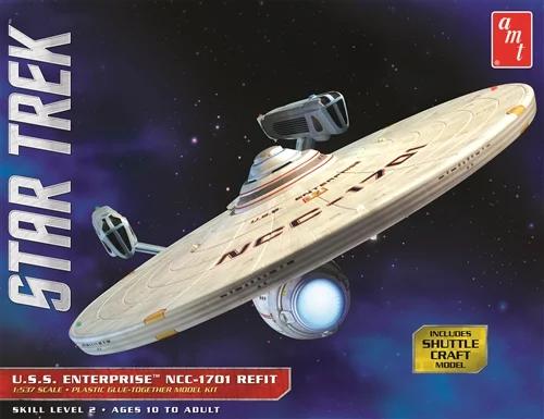 AMT Star Trek Uss Enterprise Refit Model Kit — official product photo 1