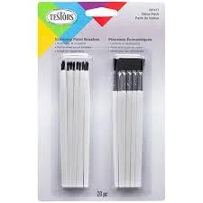 Testors Economy Brushes 20pcs — product photo