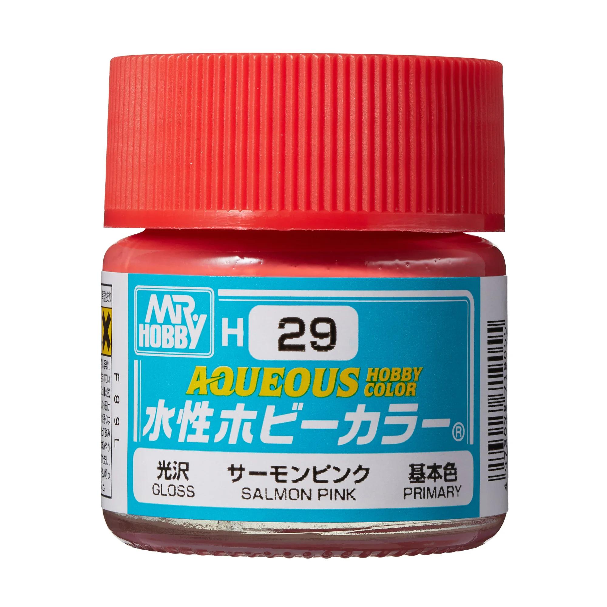 Mr. Hobby Aqueous Hobby Color Salmon Pink (H29) 10 ml — official product photo 1