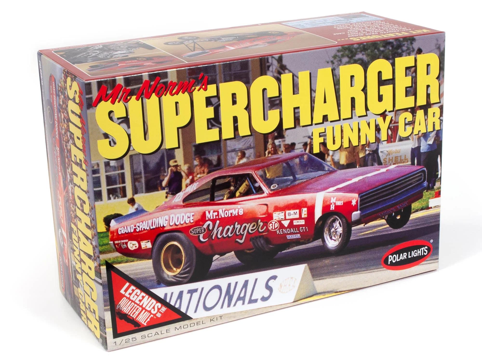 Polar Lights 1/25 69 Dodge Charger Funny Car Mr Norm Model Kit — official product photo 1