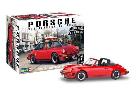 Revell 1/24 Porsche 911 Carrera 3 2 Targa Model Kit — box art