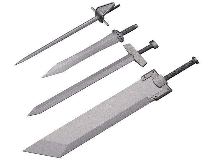 M.S.G Modeling Support Goods Weapon Unit 33 Knight Sword — official product photo 1