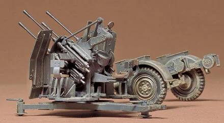 Tamiya 1/35 Ger 2cm Flakvierling 38 Model Kit — box art