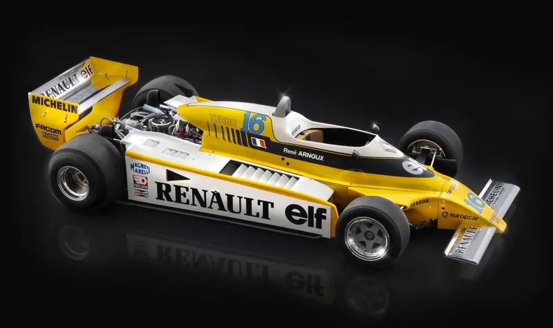 Italeri 1/12 Renault Re 20 Turbo Model Kit — official product photo 1