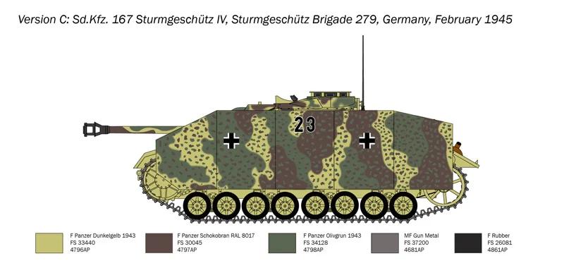 Italeri 1/35 Sturmgeschutz 4 Model Kit — official product photo 5