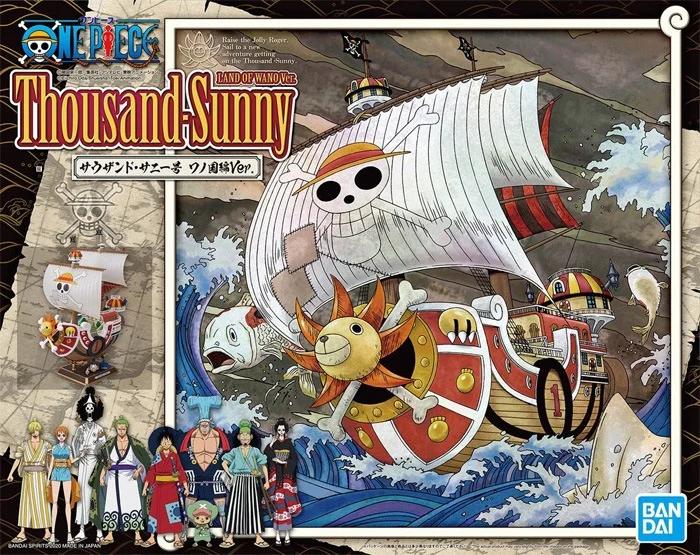 Bandai Thousand Sunny Land Wano One Piec Model Kit — box art