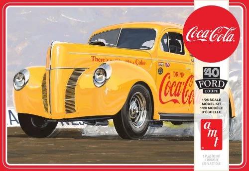 AMT 1/25 40 Ford Coupe Coca-cola Model Kit — box art