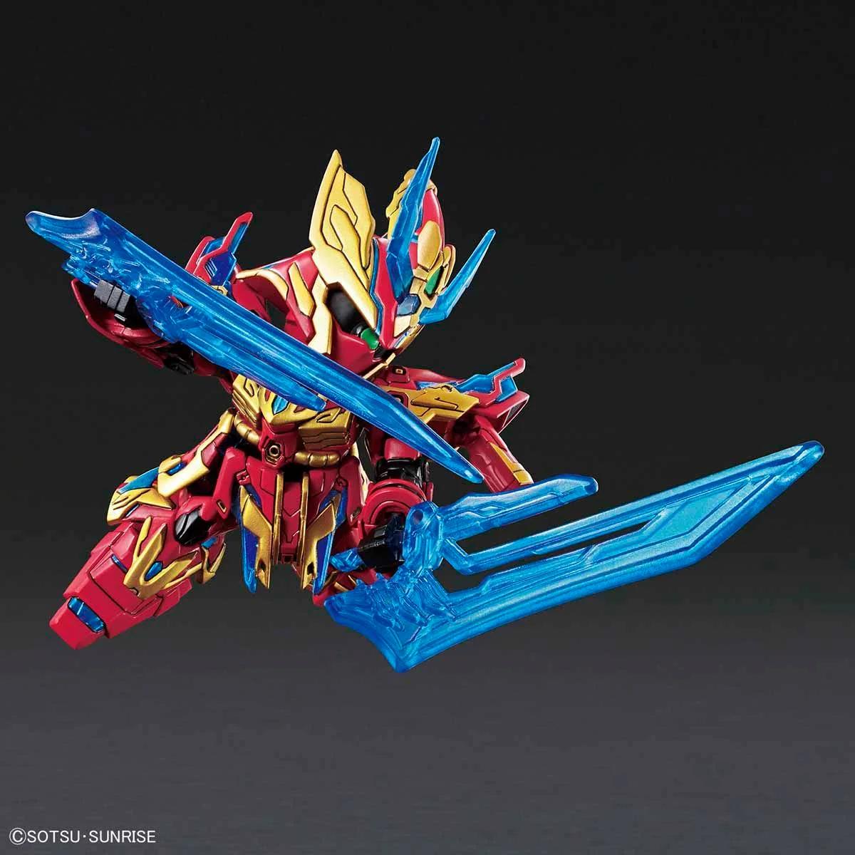 Bandai SD Zoketsuden Zhang Liao Zazabi Model Kit — official product photo 3