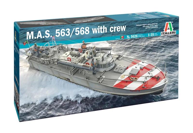 Italeri 1/35 M S 568 4a Series W Crew Model Kit — official product photo 1