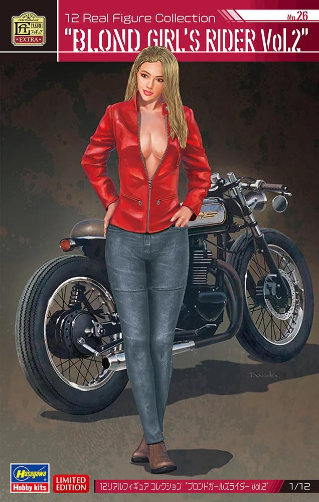 Hasegawa 1/12 Blond Girls Real Girls 26 Model Kit — box art