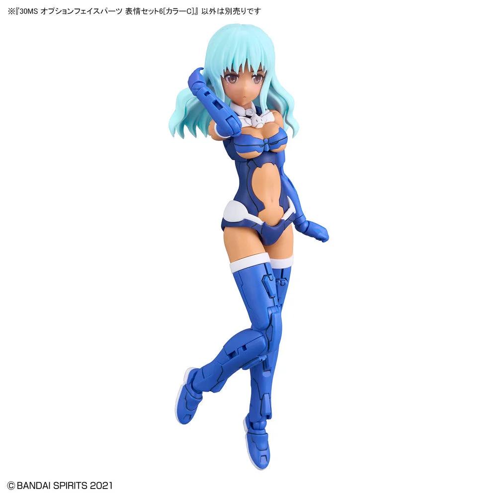 Bandai 1/144 30MS Option Face Parts Facial Expres 6 Model Kit — official product photo 4