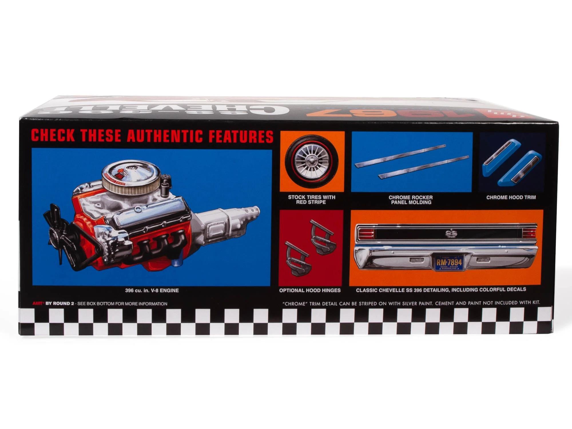 AMT 1/25 67 Chevy Chevelle Ss396 Model Kit — official product photo 3