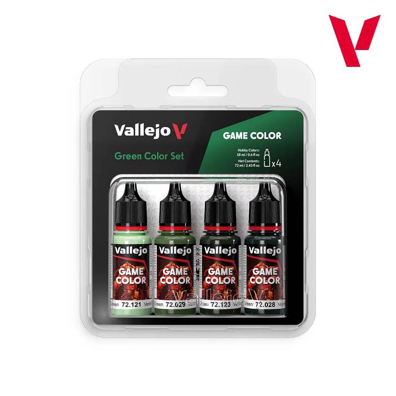 Vallejo Game Color Green Color Set 4pk — product photo