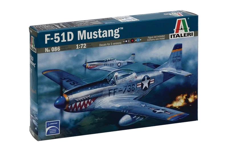 Italeri 1/72 F-51D Mustang Korea Model Kit — official product photo 1