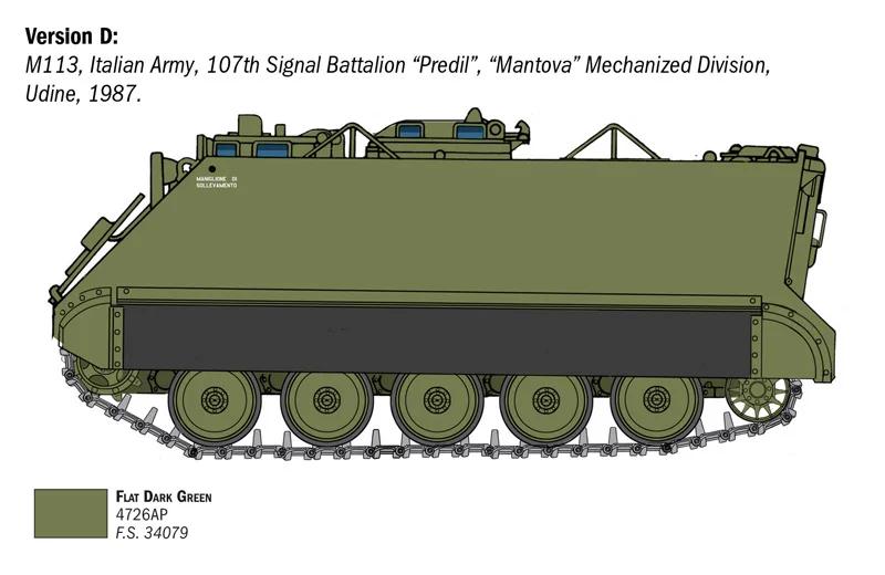 Italeri 1/35 M-113 Apc Model Kit — official product photo 5
