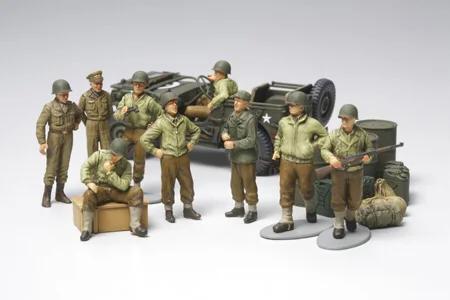 Tamiya 1/48 US Infantry At Rest Ww2 Model Kit — box art