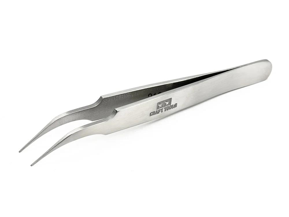 Tamiya Hg Angled Tweezers — official product photo 1