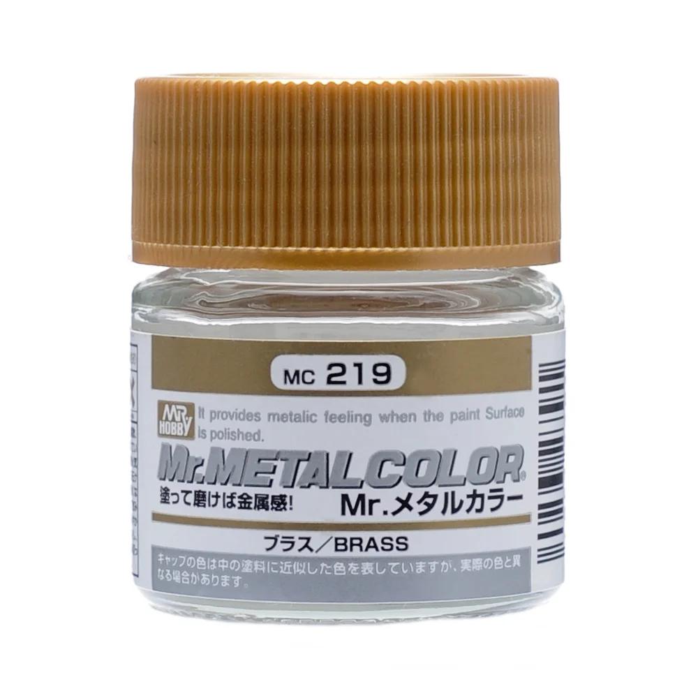 Mr. Hobby Mr. Metal Color Brass (MC219) 10 ml — official product photo 1