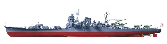 Tamiya Japanese Hvy Cruiser Tone 350 Model Kit — box art