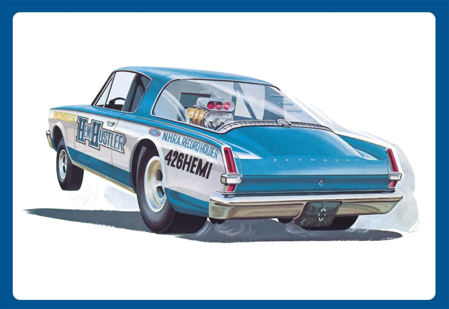AMT 1/25 1966 Barracuda Fc Hemi Hustler Model Kit — box art