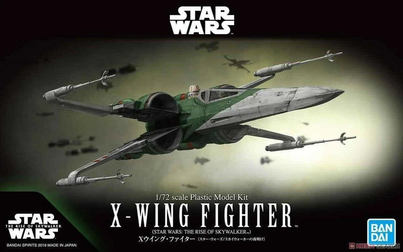Bandai X-wing Fighter Rise Skywalker Model Kit — box art