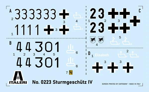 Italeri 1/35 Sturmgeschutz 4 Model Kit — official product photo 3