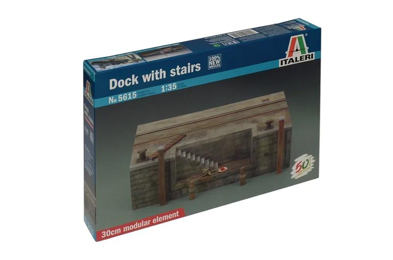 Italeri 1/35 Dock Stairs Model Kit — official product photo 1
