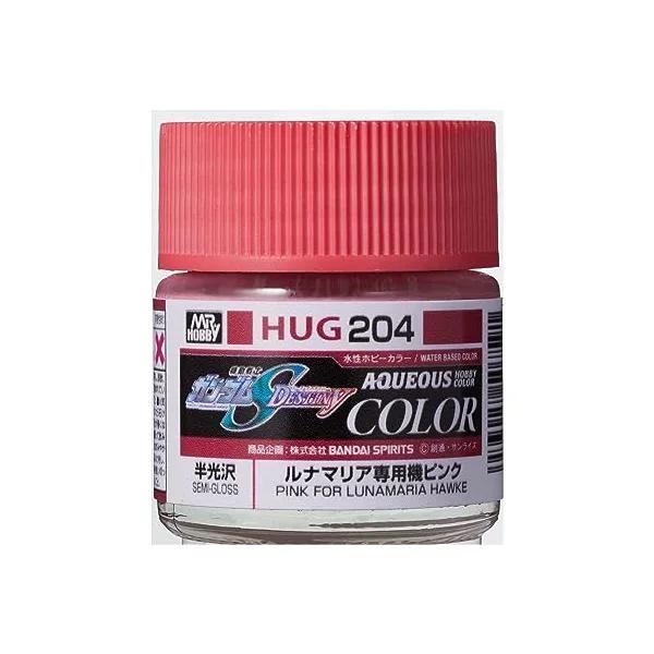 Mr. Hobby HUG204 Aqueous Gundam Color Pink (for Lunamaria Hawke) Semi-Gloss 10ml — product photo