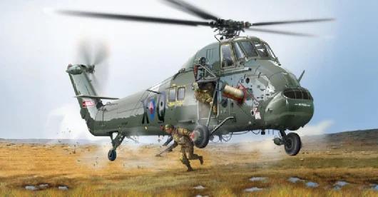 Italeri 1/48 UH-5 Wessex Helicopter Model Kit — box art