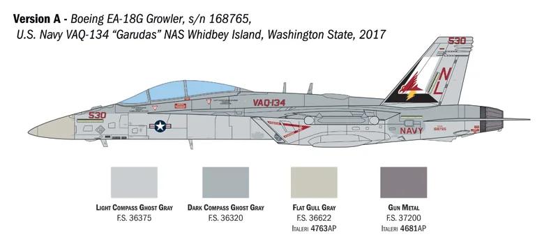 Italeri 1/48 A-18G E Growler Model Kit — official product photo 4
