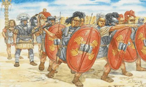 Italeri 1/72 I-II Century Bc Roman Inf Model Kit — official product photo 1